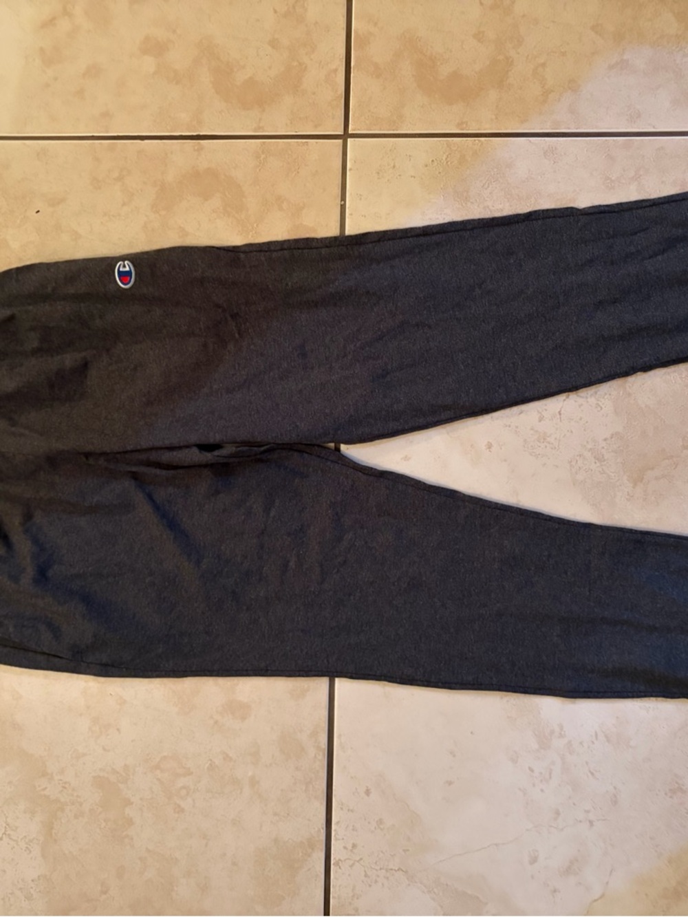 Champion Men's Charcoal Joggers with Embroidered Logo